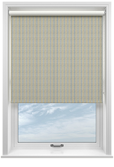 Emily Bond George Stripe, Indigo - Roller Blind
